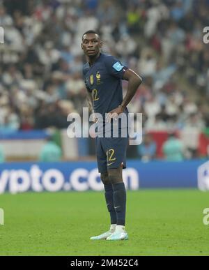 12/18/2022, Lusail Iconic Stadium, Doha, QAT, FIFA World Cup 2022, Final, Argentina vs France, in the picture France's forward Randal Kolo Muani Stock Photo