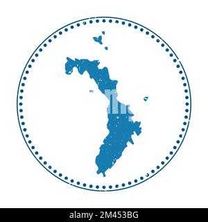 Lord Howe Island sticker. Travel rubber stamp with map shape, vector illustration. Can be used as insignia, logotype, label, sticker or badge of the L Stock Vector