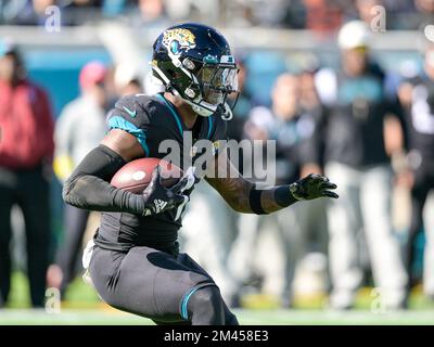 December 18, 2022: Dallas Cowboys wide receiver KAVONTAE TURPIN (9)  receives a punt during the Jacksonville Jaguars vs Dallas Cowboys NFL game  at TIAA Bank Field Stadium in Jacksonville, Fl on December