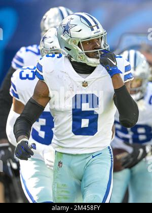 Dallas Cowboys Safety Donovan Wilson 6 Wears A Pendant Showing A   Jacksonville Fl Usa 18th Dec 2022 Dallas Cowboys Safety Donovan Wilson 6 During A Game Against The Jacksonville Jaguars In Jacksonville Fl Romeo T Guzmancsmalamy Live News 2m458fy 