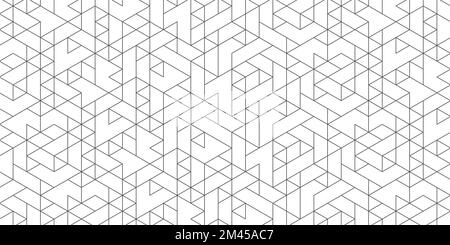 abstract gray white hexagon, geometric texture background, polygon pattern, network concept Stock Photo