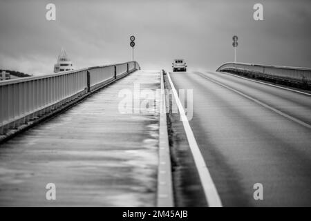 Kouri Bridge in Okinawa, Japan Stock Photo