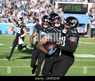 Marvin Jones Jr. Jacksonville Jaguars Game-Used #11 White Jersey vs. Tennessee  Titans on December 11 2022