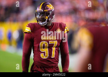 December 18 2022:Washington Commanders wide receiver Terry McLaurin (17)  runs the ball during the NFL