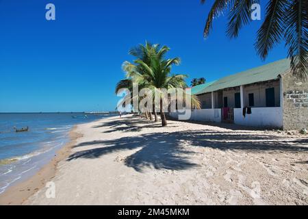 Beach of Carabane island, Casamance river, Ziguinchor Region, Senegal, West Africa Stock Photo