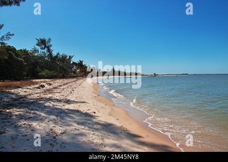 Beach of Carabane island, Casamance river, Ziguinchor Region, Senegal, West Africa Stock Photo