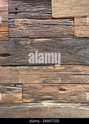 The old wood texture with natural patterns Stock Photo