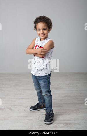Portrait of an expat arab boy Stock Photo - Alamy