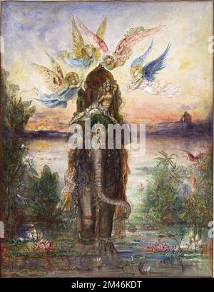 gustave moreau vintage painting art Stock Photo