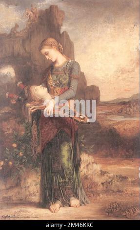 gustave moreau vintage painting art Stock Photo