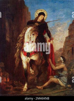 gustave moreau vintage painting art Stock Photo