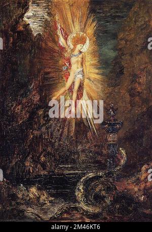 gustave moreau vintage painting art Stock Photo