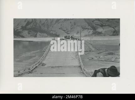 Slim's River Creek Bridge. State: Alaska. Stock Photo