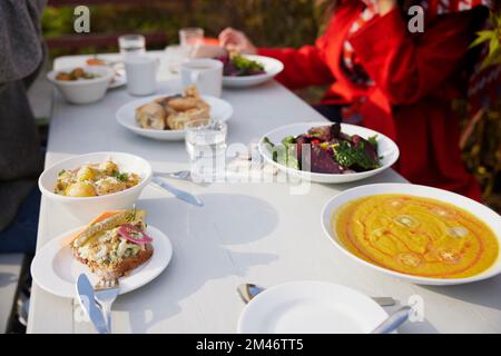 Food on table Stock Photo
