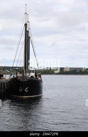 Sailing ship in the port of Halifax, Nova Scotia Stock Photo