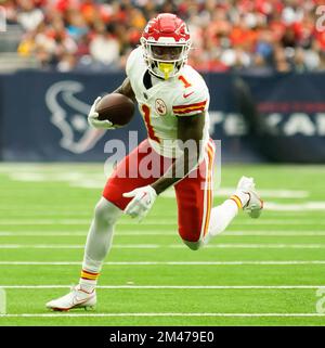 Kansas City Chiefs' Jerick McKinnon (1) is hit by San Francisco 49ers ...