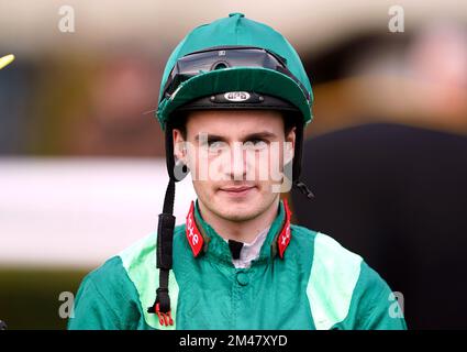 File photo dated 03-02-2022 of Adam McNamara,who has announced his retirement and will immediately begin working for the Professional Jockeys Association. Issue date: Monday December 19, 2022. Stock Photo