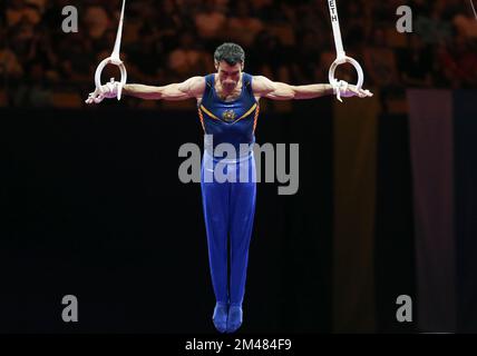 DAVTYAN Vahagn of Armenia during the MEN'S RINGS FINAL at the European Championships Munich 2022 on August 21, 2022 in Munich, Germany - Photo Laurent Lairys / DPPI Stock Photo