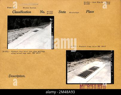 Standard drop inlet into pipe spillway in Georgia. Original caption ...