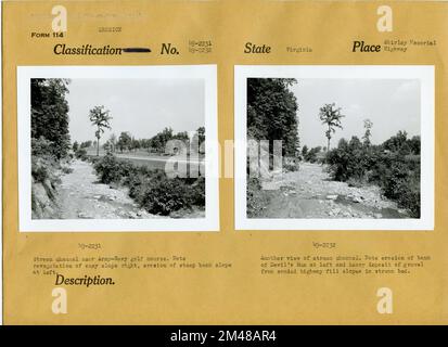 Erosion of Stream Bank near Army and Navy Golf Course Original caption Erosion of Stream Bank near Army and Navy Golf Course Original caption