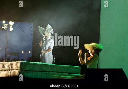 Panorama Music Festival - SIA in concert Stock Photo