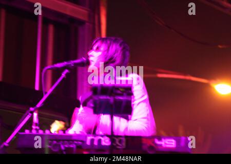 Treasure Island Music Festival - Phantogram in concert Stock Photo