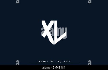 Alphabet letters Initials Monogram logo WL , LW Stock Vector