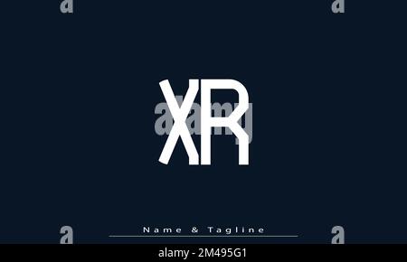 Alphabet letters Initials Monogram logo WR , RW Stock Vector