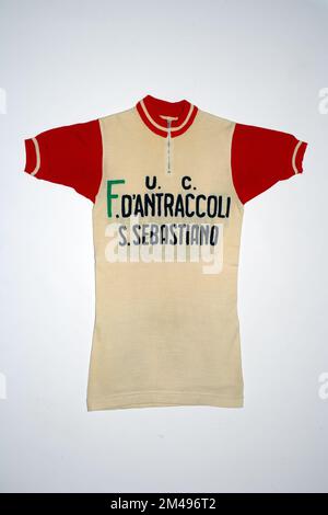 Italian vintage retro bicycle jersey Stock Photo