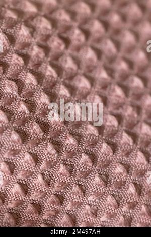 closeup of kitchen towel fabric texture, selective focus Stock Photo