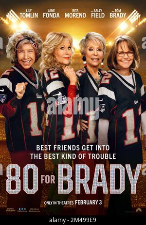 Tom Brady Towers Over Jane Fonda & Rita Moreno at '80 For Brady' Premiere  in LA: Photo 4887527, Jane Fonda, Lily Tomlin, Rita Moreno, Sally Field,  Tom Brady Photos