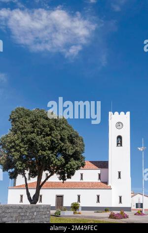 Church of Santa Maria Madalena do Mar, Porto Moniz, Madeira, Portugal Stock Photo