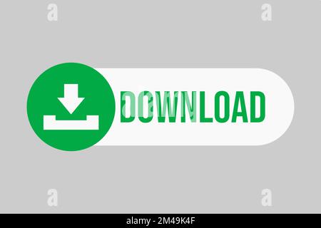 Download button. Button for download. Stock Vector