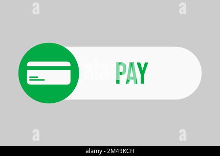 Pay button. Button for paying. Stock Vector