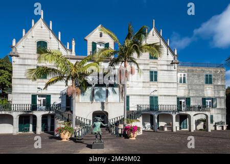 Jardim Tropical Monte Palace in the Jardim Botanico da Madeira, Jardim Tropical Monte Palace, Botanical Garden, on the grounds of the hotelier Stock Photo