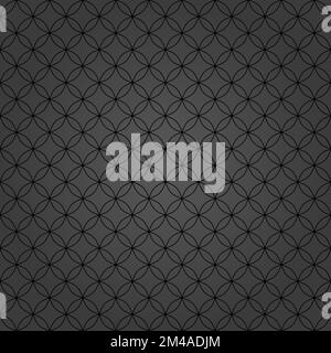 Seamless ornament in arabian style. Geometric black and white abstract ...
