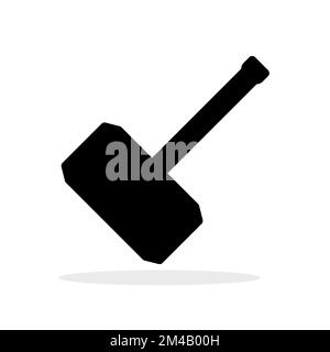 Thor Hammer icon in a flat design. Vector illustration. Thor Hammer ...