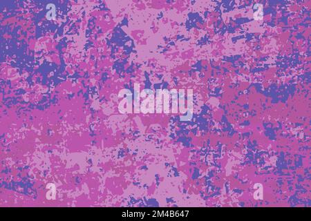 Background texture. Purple blue retro aged vector texture. Weathered grunge wall. Stock Vector