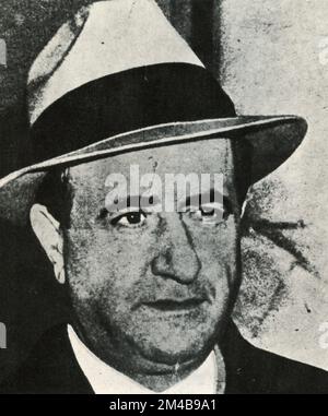 Italian-American gangster and mafia mobster Albert Anastasia, USA 1950s Stock Photo