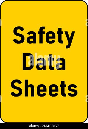 MSDS ( Material Safety Data Sheet ) label or stamp on white background ...