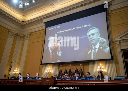 President Donald Trump seen speaking during the Medal of Honour ...