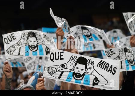 Lusail, Qatar. Fifa World Cup. Match 64. Argentina vs France. 18th December 2022. Stock Photo