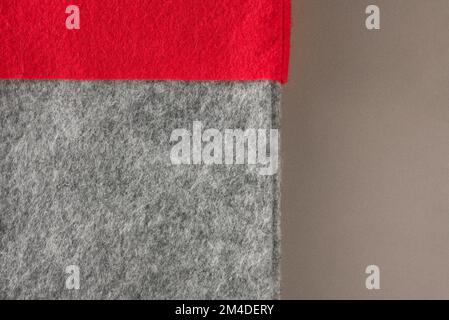 Felt texture. Texture of gray felt. Abstract background with natural gray felt. High resolution texture photo Stock Photo