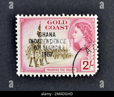 Ghana independence, postage stamp, Gold coast, Chana, 1967 Stock Photo ...