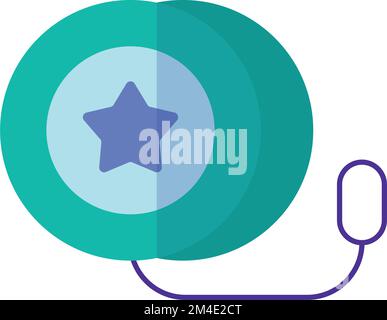 Isolated cute yoyo toy icon Vector Stock Vector