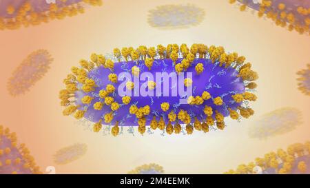 Respiratory syncytial virus (RSV)—a common contagious virus that infects the human respiratory tract. Elements of this image from NIAID/NIH Stock Photo