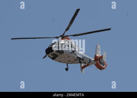 (221221) -- BUENOS AIRES, Dec. 21, 2022 (Xinhua) -- A helicopter carrying members of Team Argentina is seen after the team winning the Final of the 2022 FIFA World Cup in Buenos Aires, capital of Argentina, Dec. 20, 2022. (TELAM/Handout via Xinhua) Stock Photo