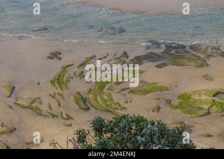 Patterns on the beach Stock Photo