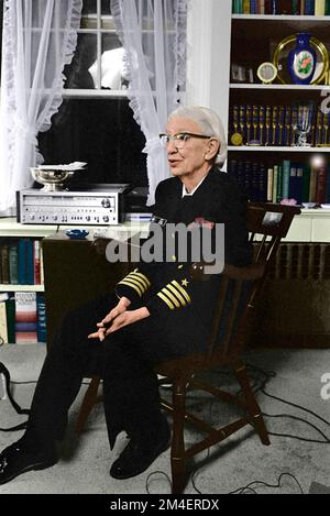 Grace Hopper, US computer scientist Stock Photo