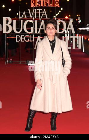 Rome, Italy. 20th Dec, 2022. Federica Torchetti attends the red carpet of new Netflix series 'La vita bugiarda degli adulti' at Auditorium Conciliazione. Credit: SOPA Images Limited/Alamy Live News Stock Photo